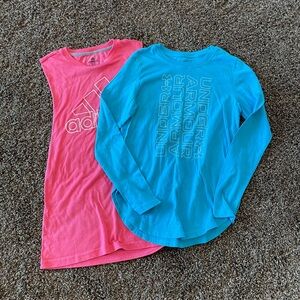 Set of athletic tops